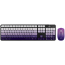 Volkano Prism Series Bluetooth Wireless Keyboard and Mouse - Purple