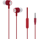 Pro Bass Catalyst series Packaged Aux earphone With Mic - Red