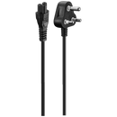 Volkano Presto Series Power Cable 3-Pin Clover to Type-M 1.8m 2.5a - Black