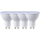 Switched 3w GU10 Rechargeable LED Light Bulb - CW - 4 Pack