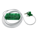 Ellies 2 Way Light Duty Coloured Extension Lead -3M