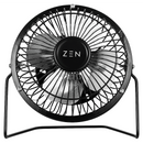 ZEN Cool Series 4" Mini Desk Fan - Black