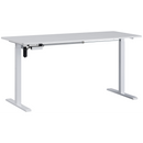 Premium Apex 1.4 Electric Height Adjustable Desk - White Frame - White Desktop