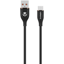 Volkano Flexi Series USB to Micro USB 1.5m 18w - Black