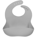 Silicone Bucket Bib - Stone