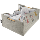 Totes Babe Giraffe Nursery Caddy Grey
