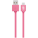 Pro Bass Power Series Boxed Round Micro USB Cable - Pink