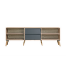 Everfurn Everest Tall TV Stand - 2 Drawers