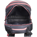 Playground Orthopaedic Trolley Backpack 27L; Dark Grey/Pink