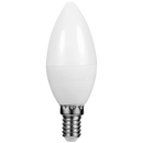Switched 5w Candle LED Light Bulb E14 - Warm White