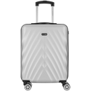 Travelwize Terra ABS 77cm 4-Wheel Spinner Luggage - Silver