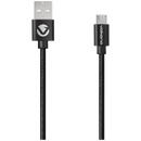 Volkano Braids Series Nylon-Braided Micro USB Cable 1.2m - Black