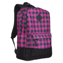 Volkano Daily Grind 18" Backpack - Pink Plaid