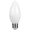 Switched 5w Candle LED Light Bulb E27 - Cool White