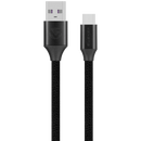 Volkano Weave Series Braided Type-C Cable 3m 30w - Black