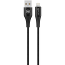 Amplify Linked Series USB to Lightning Braided Cable - Black 1m