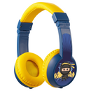 Volkano Sidekick Series Wired Kiddies Headphones with Share Port - Yellow/Blue