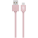 Pro Bass Power Series Boxed Round Micro USB Cable - Pastel Pink 1m