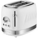Boden Stark 2-Slice Stainless Steel Toaster - White
