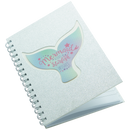 Quest Mermaid Tail Cut-out Notebook. Gold