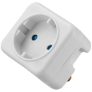 Switched 1-Way Schuko Adaptor