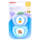 Pigeon - Minilight Pacifier (2 Pc) - S Dino Egg & Squirrel