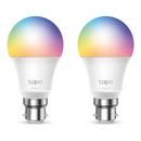 TP-Link Tapo L530B (2-Pack) Smart Wi-Fi Light Bulb - Multicolour