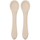 Silicone Feeding Spoons 2-Pack - Ivory