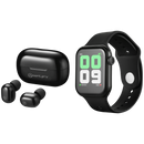 Amplify TWS Pods + Fitness Watch - Black