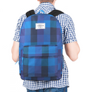 Volkano Diva Series Backpacks - Checkered Blue