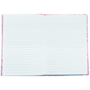 Quest Sequin Narwhale Notebook. Pink