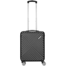 Travelwize Astra ABS 55cm 4-Wheel Spinner Luggage - Black