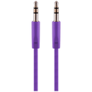 Pro Bass Chain Series Blister Flat Auxiliary Cable - Purple