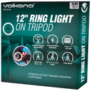 Volkano Insta Series 12 Inch Ring Light on Tripod - Black
