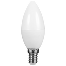 Switched 5w Candle LED Light Bulb E14 - Cool White