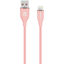 Volkano Flexi Series USB to MFI Lightning 1.5m 27w - Pink