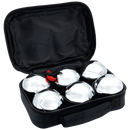Quest 6pc Metal Boules Set - Silver