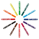 Frozen 12 Jumbo Fibre Markers Multi