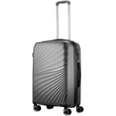 Travelwize Quartz PP 55cm 4-Wheel Spinner Luggage - Silver