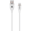 Volkano Flexi Series USB to Micro USB 1.5m 18w - White