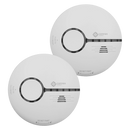 Smart Wi-Fi Smoke Detector Alarm Twin Pack
