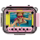 Volkano Kids Funtime 2.0 Series Waterproof Camera with 180deg Rotatable Screen - Pink