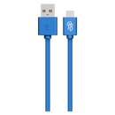 Pro Bass Power Series Boxed Round Micro USB Cable - Blue