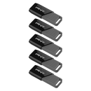 PNY 64GB USB 2.0 Flash Drive Value Pack - 5 Carded Units