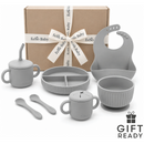 Echo Baby Silicone Feeding Bundle - Set of 6 - Stone