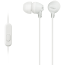 Sony MDR-EX15AP (White) InEar Earphone with Mic for iPhone - Android - Blackberry
