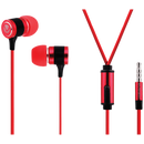 Volkano Earphones with Mic - Metallic Series - Red