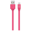 Pro Bass Energize Series Packaged Micro USB Cable - Pastel Pink 1.2m