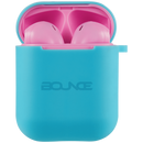 Bounce Buds Series True Wireless Earphones with Silicone Accessories - Pink/Blue