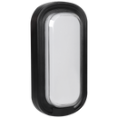 Ellies Ellipse Series AC 24W Capsule LED Bulkhead - PC - BK